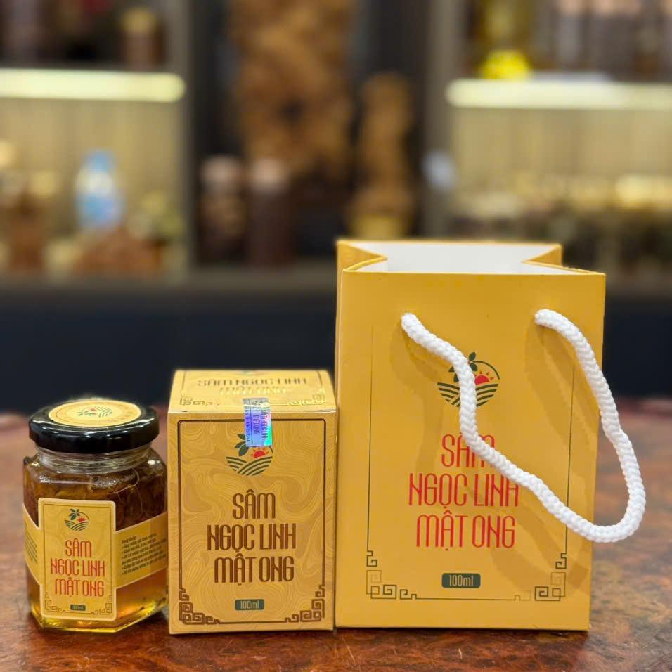 Sâm Ngọc Linh Ngâm Mật Ong